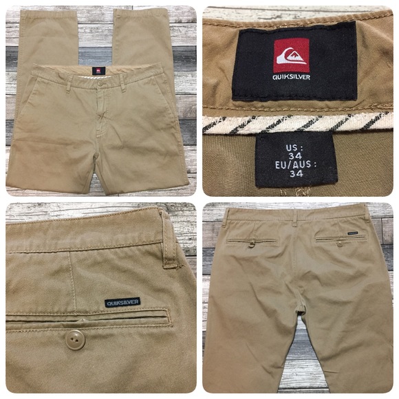 quiksilver khaki pants